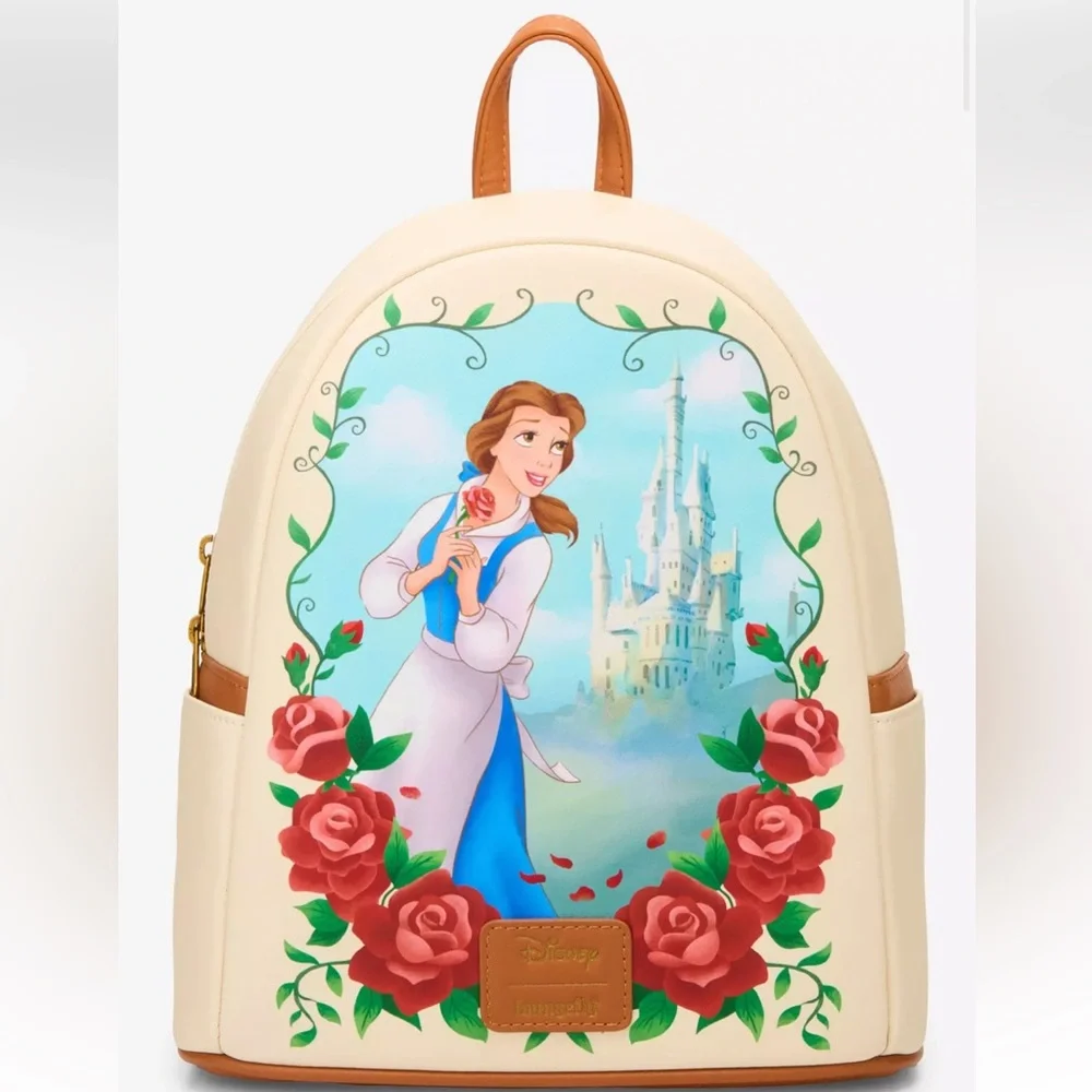 Loungefly Disney Beauty And The Beast Belle Castle Mini Backpack